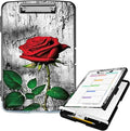 Clipboard with Storage High Capacity Plastic Nursing Clipboards with Pen Holder by Unknown