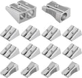 12 Pack Pencil Sharpener 8 Pcs Handheld Double Hole Pencil Sharpener and 4 Pcs by Unknown