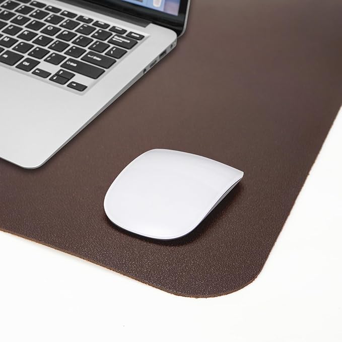 AFIING Cork Desk Mat 47" x 23.6", Dual-Sided Natural Cork & PU Leather Desk Pad - Image 5
