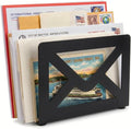 MyGift Black Metal Desktop Mail Holder by MyGiftHome