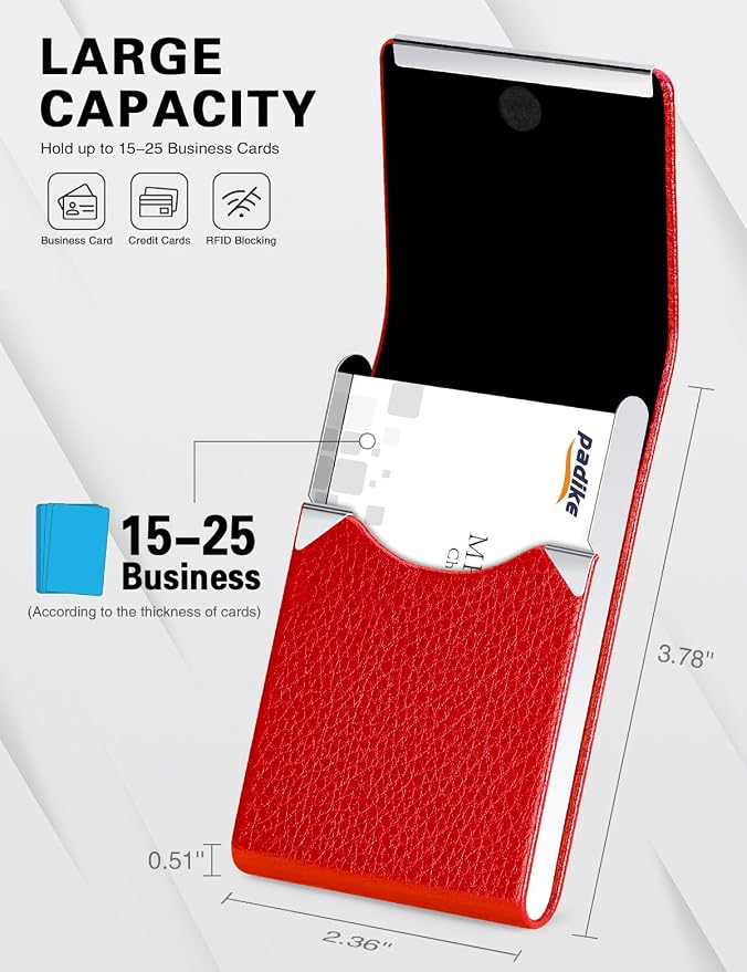 Padike Leather Business Card Holder - Image 4