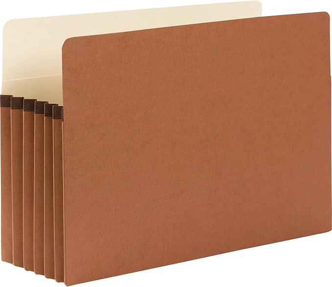 Smead File Pocket, Straight-Cut Tab, 5-1/4" Expansion, Legal Size, 10 per Box - Image 4