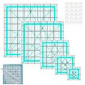 Quilting Rulers, 5 Quilting Square Rulers, Quilting Rulers Templates by HUIFARI