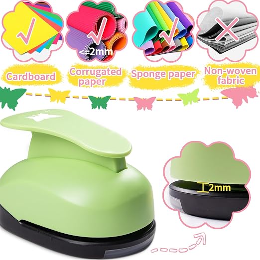 Butterfly Craft Punch 3 Inch, DIY Handmade Paper Puncher, Butterfly Punches - Image 5
