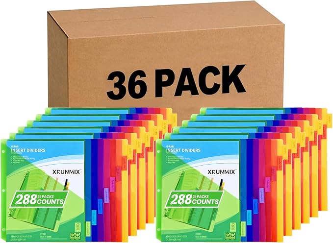 8-Tab Binder Dividers by XrunmixOffice