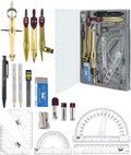 Mr. Pen- Geometry Set, 6 Inch Swing Arm Protractor, Divider | Set Squares by MrPen