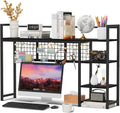 Snughome Desk Shelf, 44.9" Desktop Organizer Shelf, Desk Hutch by Snughome