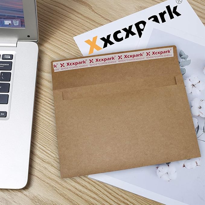 Xxcxpark 120 Qty Printable A2 Invitation Envelopes 4.375 x 5.75 Cards, Self - Image 6