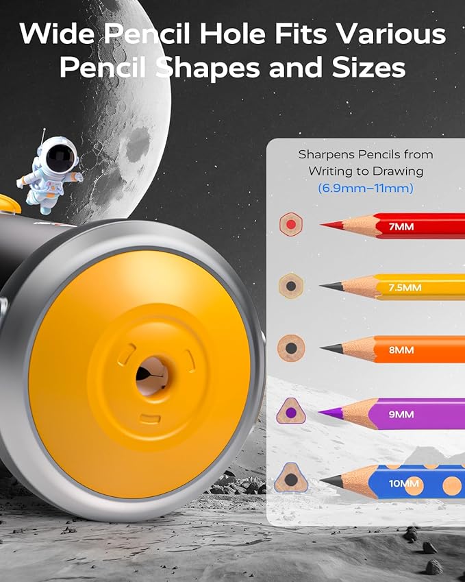 JUPITEARTH Electric Pencil Sharpener - Image 4