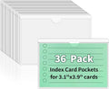 NIUBIER Storage Bin Labels, Index Card Holder by NIUBIER