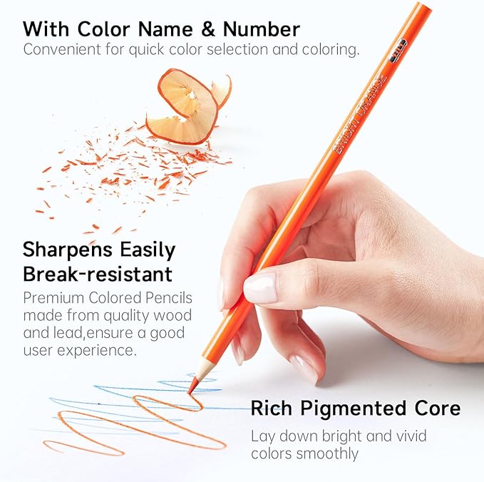 Shuttle Art 172 Colored Pencils - Image 4