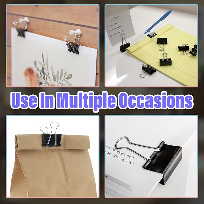 40 Pack Small Binder Clips - Image 7
