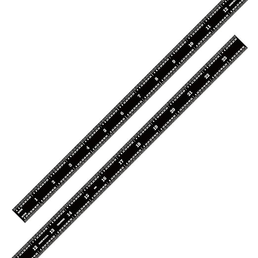 PEC Tools 24" Flexible Metal Ruler, Stainless Steel by PECTools