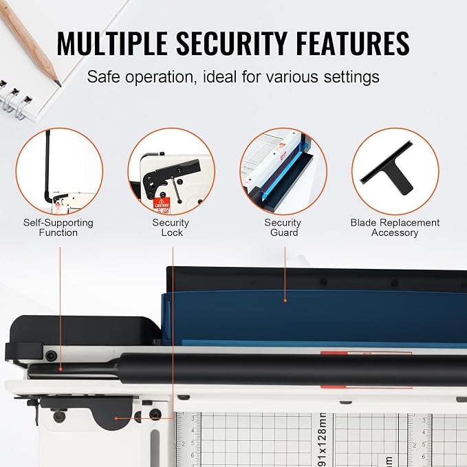 VEVOR Industrial Paper Cutter A3 Heavy Duty Paper Cutter 17 Inch Paper Cutter - Image 6
