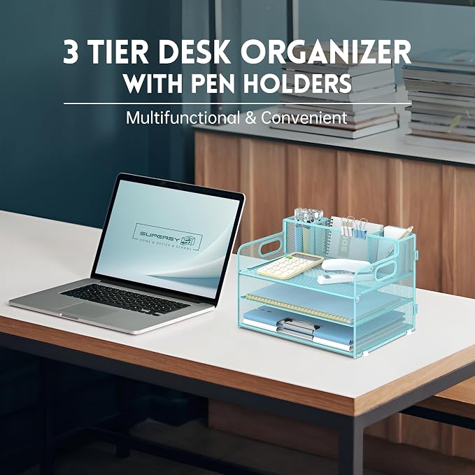 SUPEASY 3 Tier Desk Organizer - Image 2