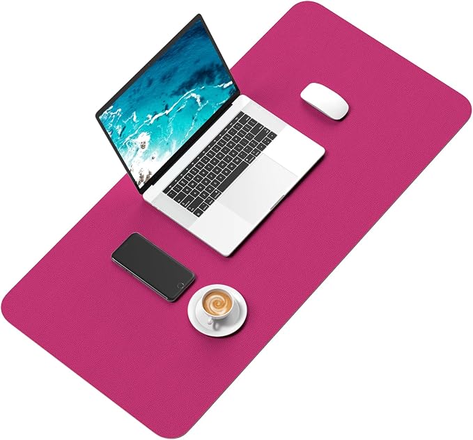 Hsurbtra Desk Pad, XL Extended Mouse Pad, Waterproof Desktop Blotter Protector - Image 2