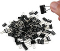 Ykimok 64Pcs Mini Binder Clips, 0.5 inch, Paper Clamps Micro Size by Ykimokdailynecessities