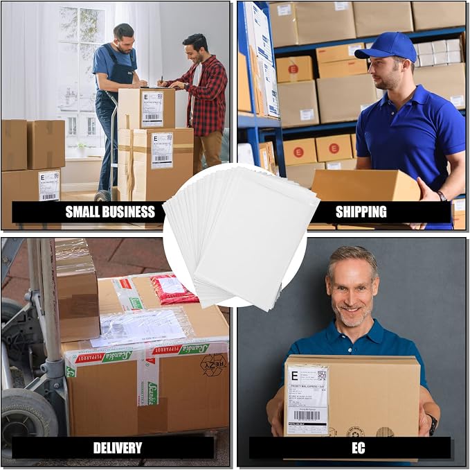 Geetery 500 Pcs 7"x10" Packing List Envelopes Clear Self-Adhesive Shipping - Image 6