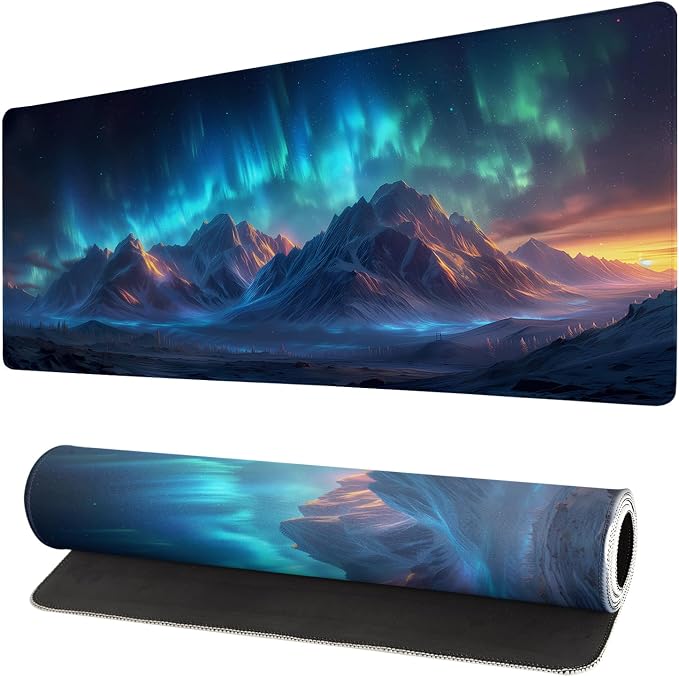 Gaming Mouse Pad Desk Pad, Extended Big Mouse Pad, 31.5x11.8 Inch Long Computer - Image 2