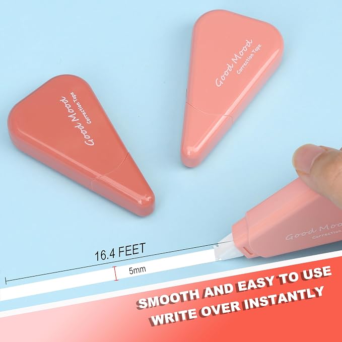 White Correction Tape, 6 Pack, 16.4 Feet Correction Tape, School & Office - Image 2