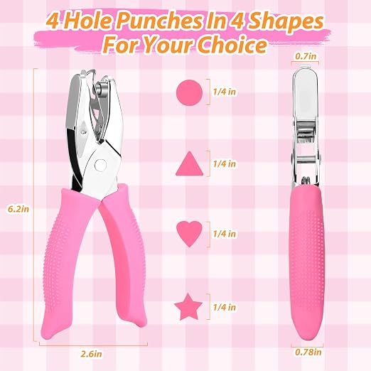 MAPVOLUT 4 PCS 1/4" Hole Punchers - Image 3