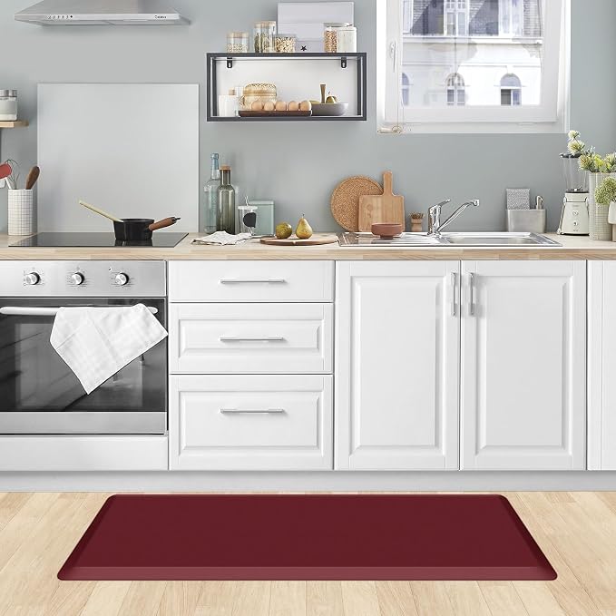 KitchenClouds Kitchen Mat Cushioned Anti Fatigue Kitchen Rug 17.3"x39" Water - Image 7