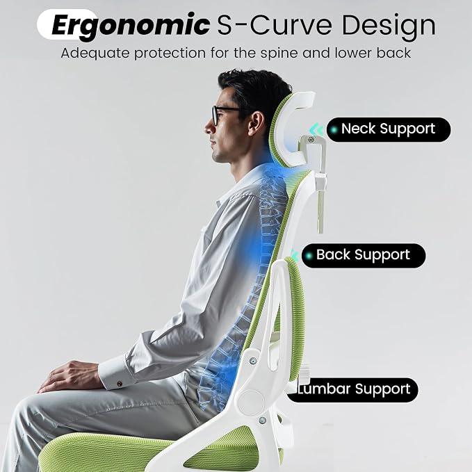 Fizzin Ergonomic Office Chair, 400 LBS Desk Chair - Image 7