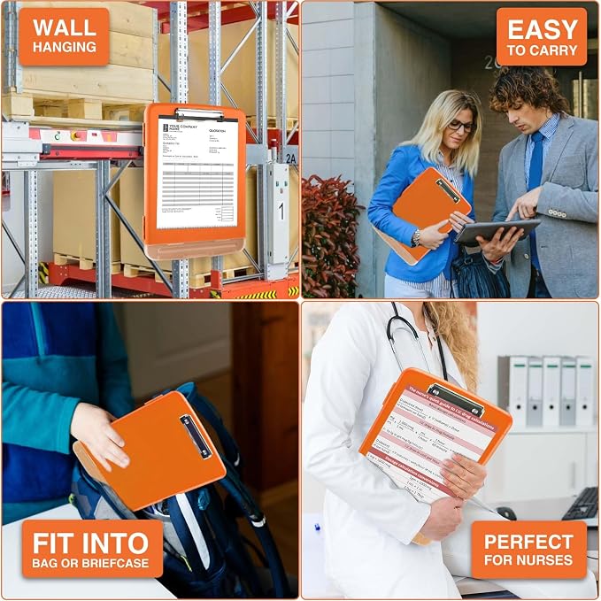 Sooez Clipboards with Storage, High Capacity Clip Boards 8.5x11 with Storage - Image 7