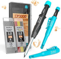 Nicpro Carpenter Pencil with Sharpener, CP3000 Carpenter Mechanical Pencils by Nicpro