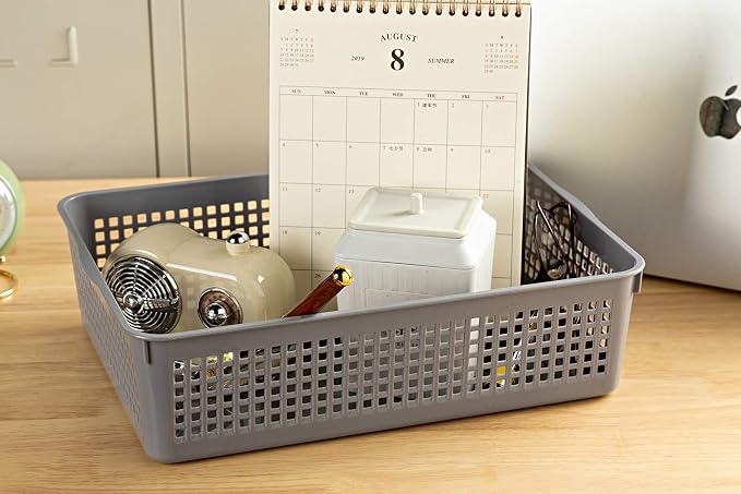 Aebeky A4 Size Plastic Paper Storage Trays, Desktop File Organizer Baskets - Image 6