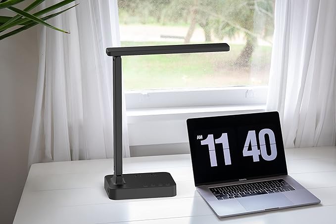 Drevet LED Desk lamp with USB C Charging Port, Table Light with 3 USB Charger - Image 7