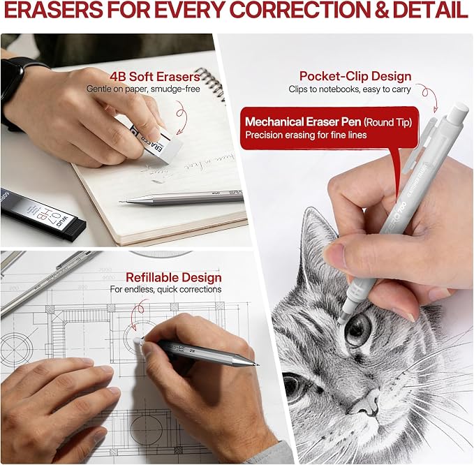 WUO 0.7mm Mechanical Pencil Set - Image 2