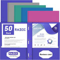 Two Pocket Folders, RAZCC 50 Pack Two Pocket by RAZCC