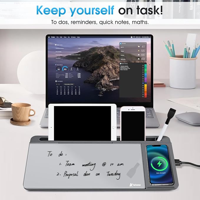 Varhomax Glass Desk Whiteboard - Image 7