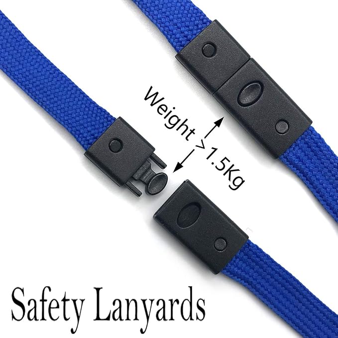 Bird Fiy Lanyards Breakaway Bulk Black Lanyards Neck Flat Safety Badge Lanyard - Image 3
