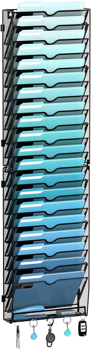 21-Tier Hanging Wall File Organizer by JMHUD