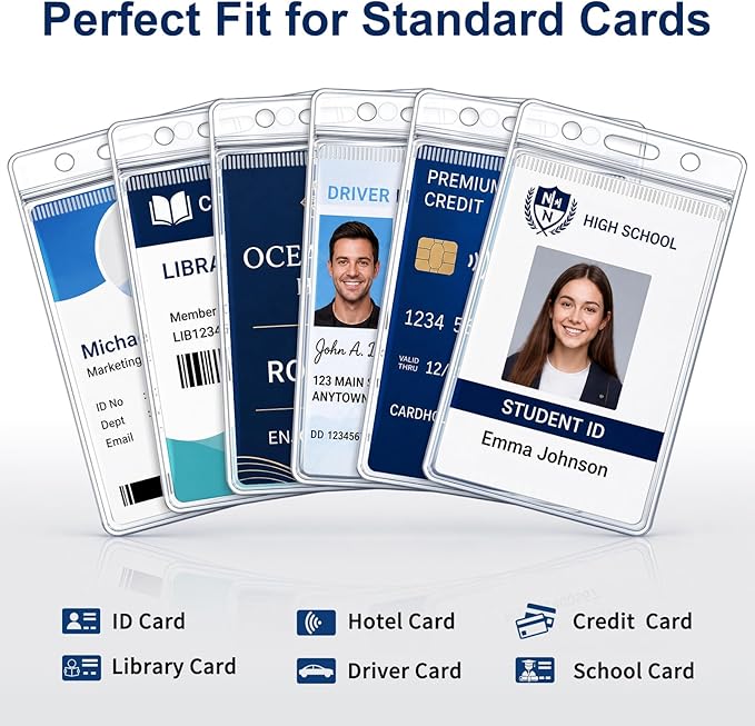 6 Pack ID Badge Holder - Image 6