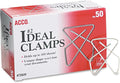 ACCO Ideal Butterfly Paper Clamps, Steel Wire, Small 1.5 Inch Size, 100 Sheet by ACCO+Brands