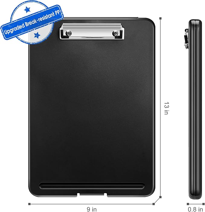 SITHON Nursing Clipboard with Storage, Heavy Duty Portable Writing Clipboard - Image 2