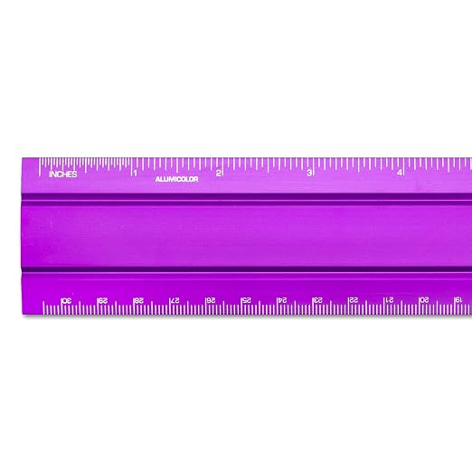 Alumicolor Aluminum Office Ruler - Image 2