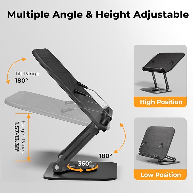 SupeDesk Book Stand for Reading, Adjustable Book Holder - Image 5