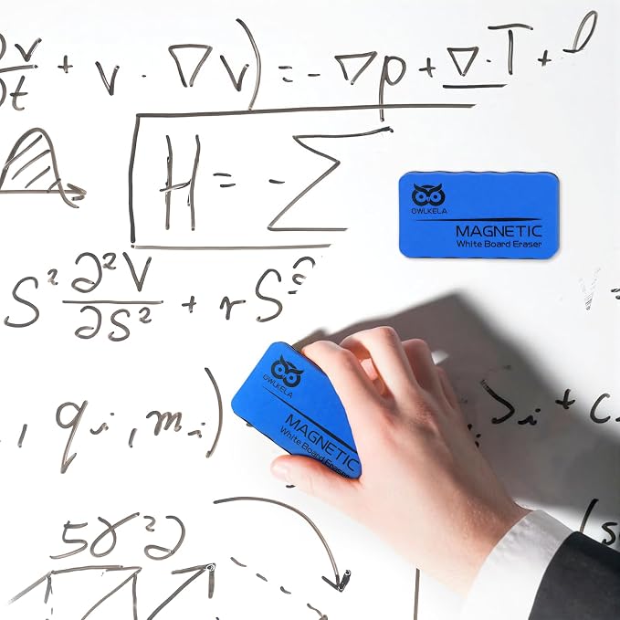 OWLKELA 8Pcs Dry Erase Erasers, Magnetic Whiteboard Eraser - Image 4