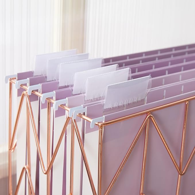 Y YOMA 36 Pack Gradient Hanging File Folders Letter Size Decorative Hanging - Image 7