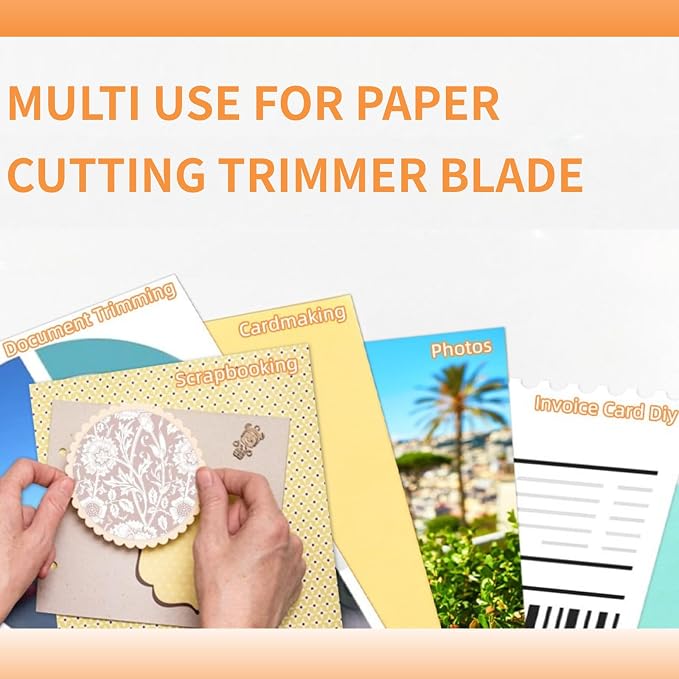 4-Pack Paper Trimmer Blades 195960-1001 Replacement - Image 4