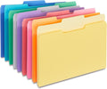 Staples File Folders, Letter Size, 1/3‑Cut Tabs, Durable Paper Stock, 200/Carton by Staples