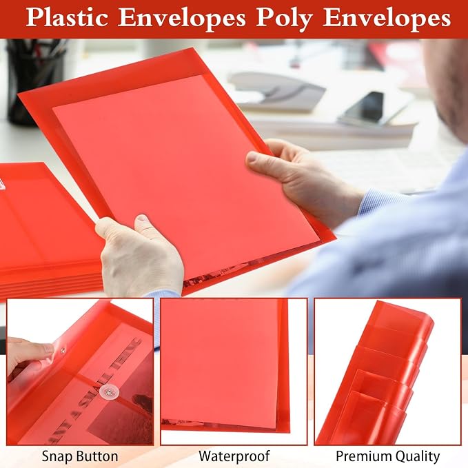 ReliThick 12 Pack Plastic Envelopes - Image 3