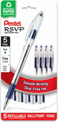 Pentel RSVP Ballpoint Pen, Fine Line by PentelofAmerica
