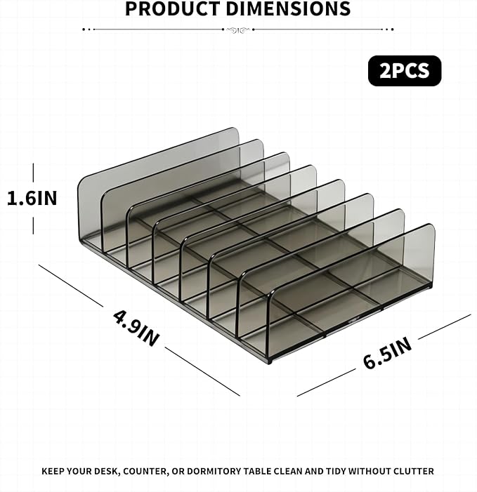 LUOKER Acrylic Mail Organizer - Image 2