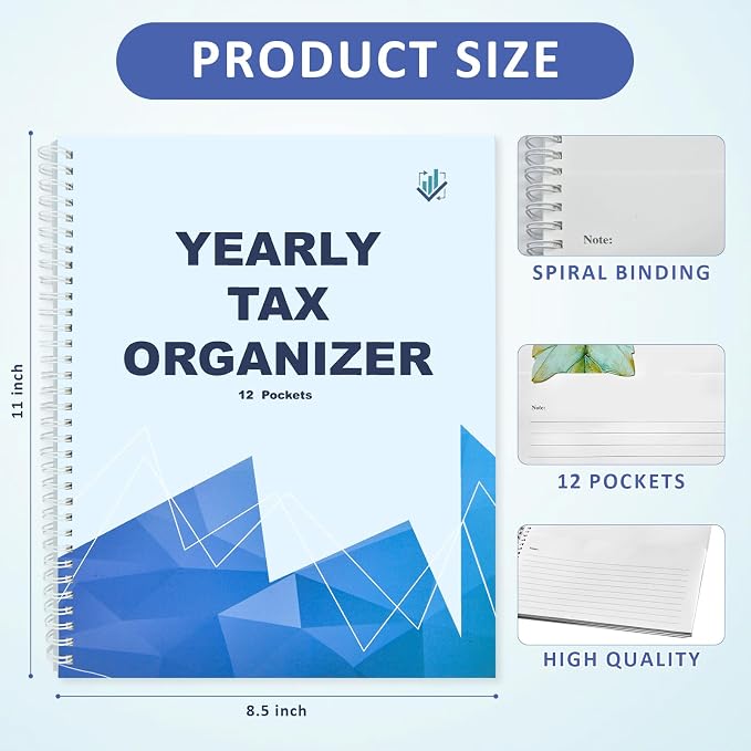 Letter Size Yearly Tax Organizer Book - Image 2
