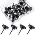 30 Pieces Push Pins, Metal Thumb Tacks by Shimeyao